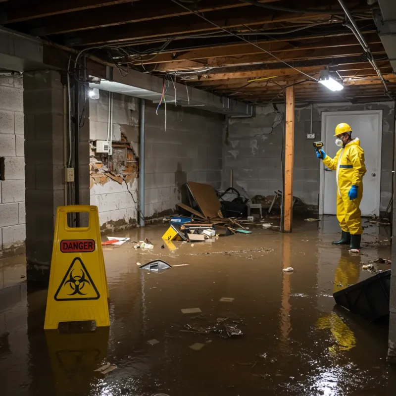 Flooded Basement Electrical Hazard in Conejos County, CO Property